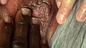 Fat ass milf in leggings fingered fucked creampied by black guy outdoors