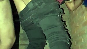 cuñada paid her bet after party and i came deep inside her juicy ass?