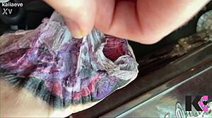 Tattooed Babe's Slow-Mo Peel Reveals Fresh Ink Fetish Thrill
