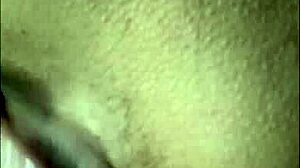 latina beauty fingers ass and vagina with dildo deeply
