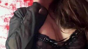 Pov: your tattooed European secretary mistress dominates with big tits femdom joi humiliation