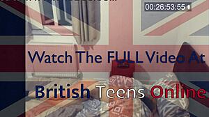 hey british 18yo, your boyfriend's creampie fills you after lingerie striptease?