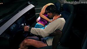 GTA 5 Hooker Prostitute Lady Delivers Intense Car Sex Service