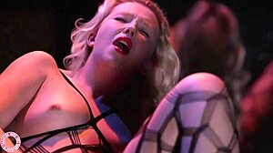 busty samantha rone, body stocking fishnets, wanna play?