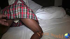 wanna know how my project supervisor ripped my clothes for bed blowjob?