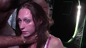deepthroat slave takes monster cock face fucking slaps and spit in rough bdsm compilation