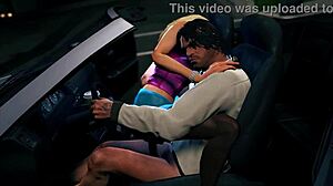 GTA 5 Hooker Prostitute Lady Delivers Intense Car Sex Service