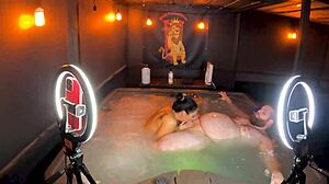 Sheena Ryder Hot Tub Cowgirl Ride Screaming Orgasms