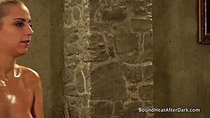 Naked lesbians wildly tease and whip each other!