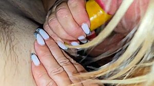 imagine slipping off that yellow condom without her knowing... stepmom's pussy filled with stepson's cum, taboo roleplay barefoot