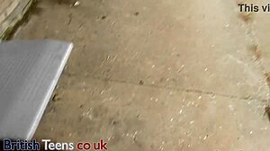 Naughty British Teen Flashes Natural Tits Handjobs Stranger Train Public