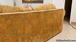 yo, check this amateur teen fuckin' her stepdad with a new dildo chillin' style