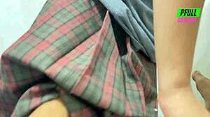 Colegiala screams first time uniform verga excites her skirt up?