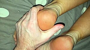 Stepmother's Curvy Big Ass Teaches Taboo Valuable Barefoot Lesson