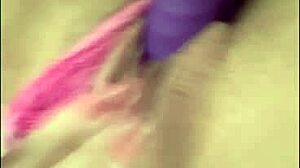 colombian beauty masturbates hard with her favorite thick dildo toy