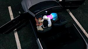 GTA 5 Hooker Prostitute Lady Delivers Intense Car Sex Service