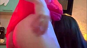 trans girlfriend fills neighbor's mouth then anal pounds