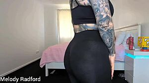 BIG TITS FIT MILF'S CURVY TRY-ON HAUL DRIVES BEDROOM WILD!