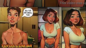 Fudi Vizinha's Big Ass And Tits Secretly Gozando Wild!