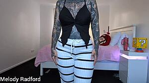 BIG TITS FIT MILF'S CURVY TRY-ON HAUL DRIVES BEDROOM WILD!