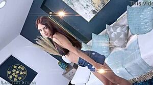 isabella bell's skinny frame wrecked by first dp gape
