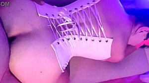 i sneak this sexy barmaid into hidden room for quick cash fuck