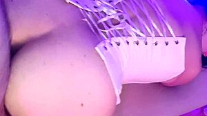 i sneak this sexy barmaid into hidden room for quick cash fuck