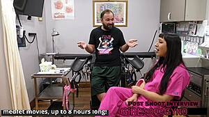 Selena Sativa's Latex-Clad Pussy Spreads Wide in Yearly Physical Gaping Massage