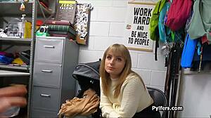 Busty Hottie Caught Fucked Stolen Toys Office