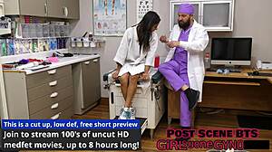 the perverted podiatrist misty addams tickles bare feet backstage
