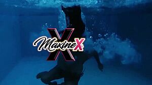 wow maxine x bows to mistress chanta rose's commanding presence!