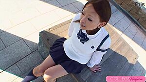 Chisa Miyamae's Outdoor Suck Sparks Bedroom Creampie Frenzy
