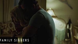 i'm heartbroken after boyfriend leaves so i fuck stepbro hard