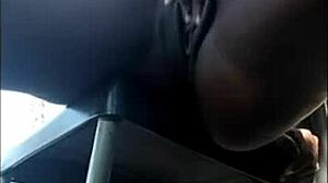 Skinny Girl Outdoor Public Squirting Pussy Creampie