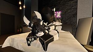 Cute Moth Teases Furry's Massive Cock In Roblox Ride