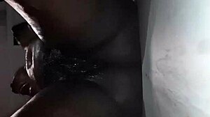 bbc craves tight anal at gloryhole from bent over ebony slut doggystyle