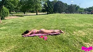 POV Deepthroat Sucking Creep Spying Sunbathing Dakota Marr Sloppy Blowjob Gagging
