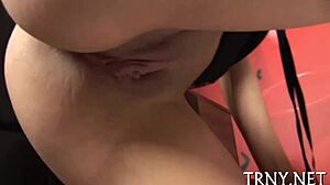 Young Tranny's Throat Takes Every Inch of Thick Penis