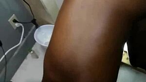 bbc craves tight anal at gloryhole from bent over ebony slut doggystyle