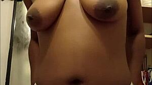 Drippythicklys Wet Ebony Ass Dripping in Shower