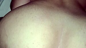 Seductive latina screams from deep anal punishment creampie