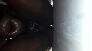bbc craves tight anal at gloryhole from bent over ebony slut doggystyle