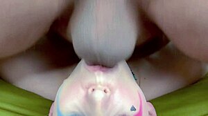 Rough Deepthroat Facefuck Gags Sloppy With Huge Cumshot