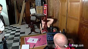 uh horny shy redhead teen teasin' me durin' her castin' forever...