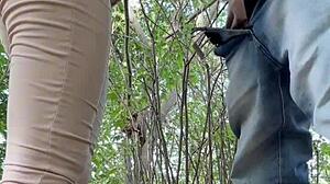 Weekend Thrill: Pounding Brazilian Neighbor's Ass Deep in Forest Workout