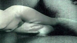 Vintage Hairy Blowjob in Antique Retro Secret Life Scene