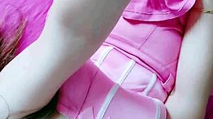 i'm a naughty student skipping panties under skirt teasing boobs for daddy's arrival
