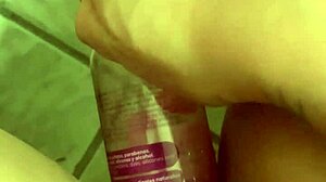 wanna watch this shaved pussy get stretched up close?