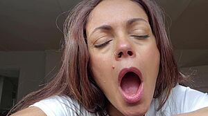 omg amazing milf fucked hard huge creampie drips from her pussy 😍💦