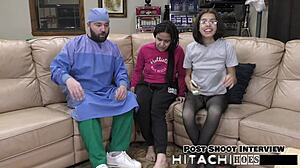 OMG freshman Alix Avery squirms thru mandatory hitachi vibes backstage 😩💦 shaved pussy cums!